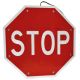 Produced in the United States: 30" Flashing Perimeter LED Stop Sign